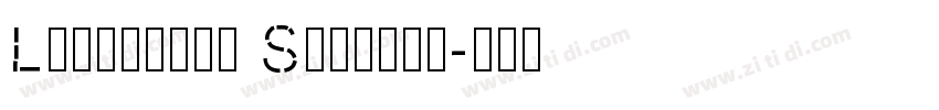 Ludicrous Stencil字体转换